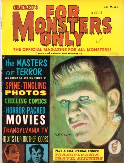 Cracked's For Monsters Only (1968) - Series 