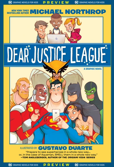 DC Graphic Novels for Kids Sneak Peeks: Dear Justice League