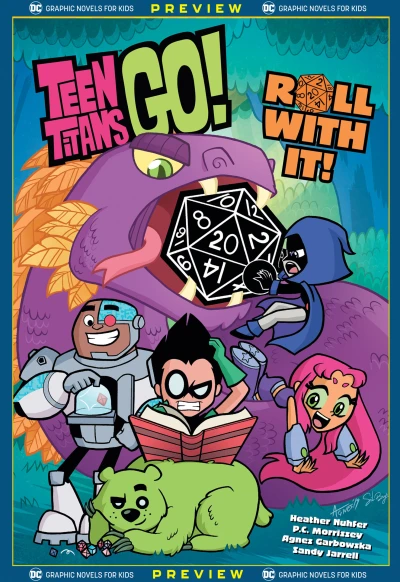 DC Graphic Novels for Kids Sneak Peeks: Teen Titans Go! Roll With It!