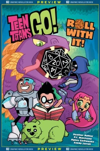 DC Graphic Novels for Kids Sneak Peeks: Teen Titans Go! Roll With It!