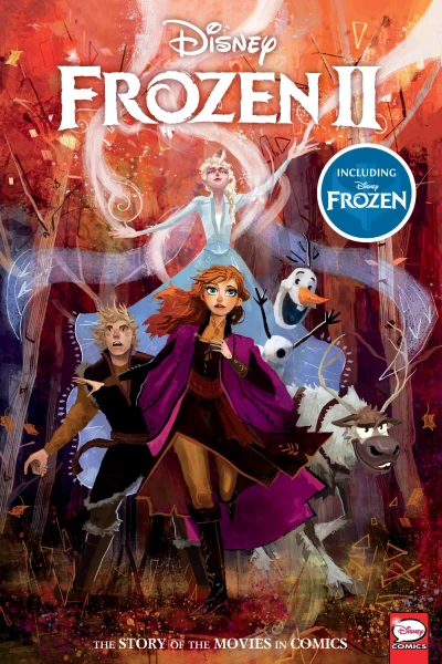 Disney Frozen and Frozen 2: The Story of the Movies in Comics