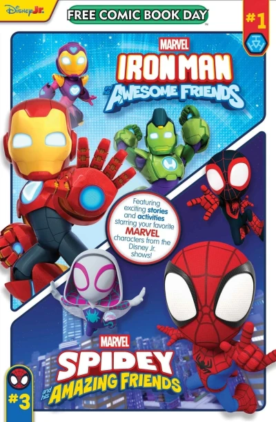 Free Comic Book Day 2025: Iron Man & His Awesome Friends/Spidey & His Amazing Friends (2025) - Series 