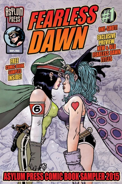 Fearless Dawn: Asylum Press Free Comic Book Sampler 2015
