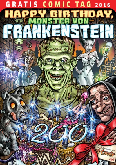Happy Birthday, Monster von Frankenstein! Gratis Comic Tag 2016