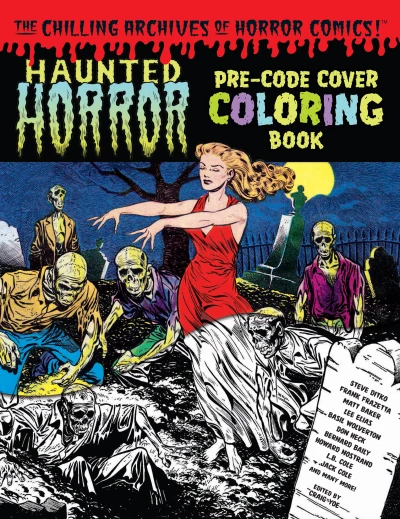 Haunted Horror: Pre-Code Cover Coloring Book (2016) - Series 