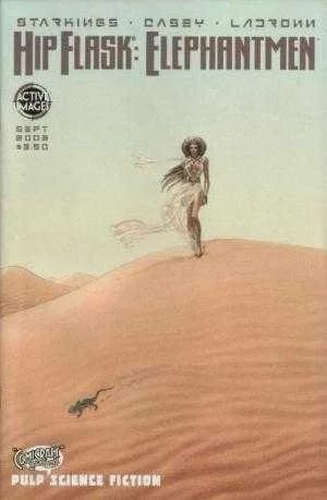 Hip Flask: Elephantmen