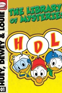 Huey, Dewey and Louie in the Library of Mysteries