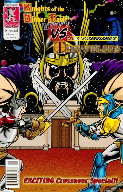 Knights of the Dinner Table Illustrated vs. Tony DeGerolamo's The Travelers