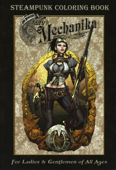 Lady Mechanika Steampunk Coloring Book