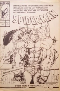 L'Uomo Ragno in Vedi Napoli e poi Muori