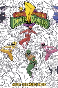 Mighty Morphin Power Rangers Adult Coloring Book