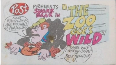 Post Presents Sugar Bear in "The Zoo Goes Wild"