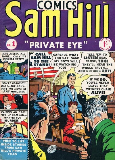 Sam Hill Private Eye Comics  (1952) - Series 