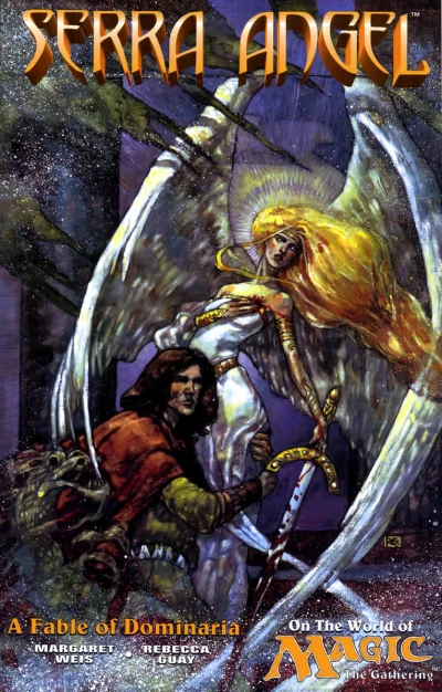 Serra Angel on the World of Magic: The Gathering