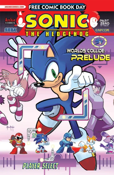 Sonic and Mega Man: Worlds Collide Prelude, Free Comic Book Day Edition (2013) - Series 