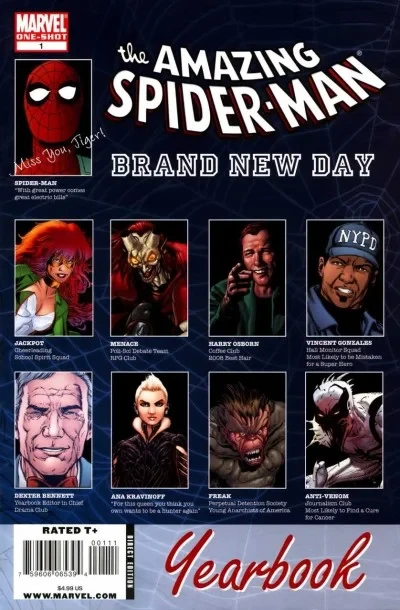 Spider-Man: Brand New Day Yearbook (2008) - Series 
