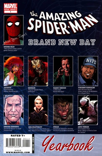 Spider-Man: Brand New Day Yearbook (2008) - Series 