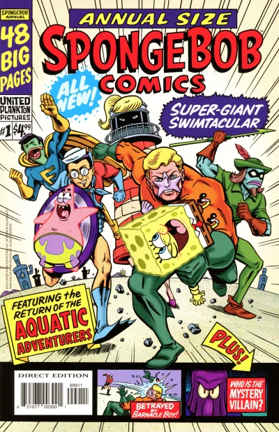 Spongebob Comics Annual Giant Swimtacular