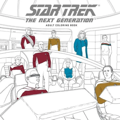 Star Trek: The Next Generation Adult Coloring Book (2016) - Series 