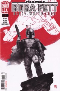 Star Wars: Boba Fett - Black, White & Red (2025) Cover