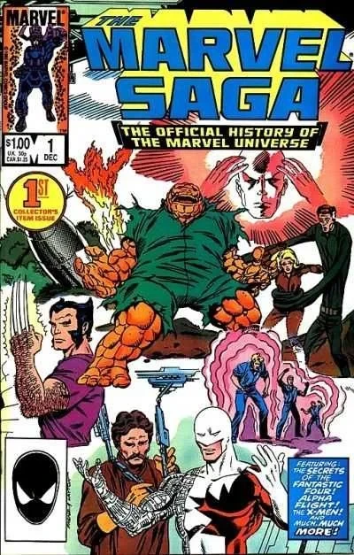 The Marvel Saga The Official History of the Marvel Universe (1985) - Series 