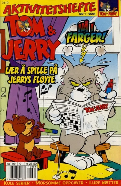 Tom & Jerry Aktivitetshefte (2001) - Series 