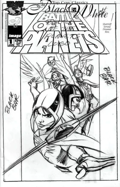 Top Cow Classics in Black and White: Battle of the Planets (2003) - Series 