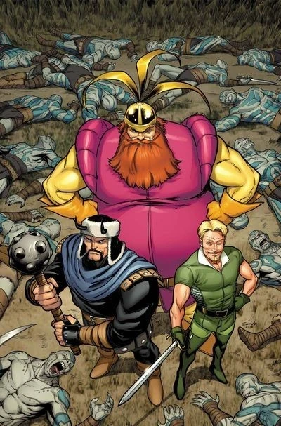 Background for Warriors Three